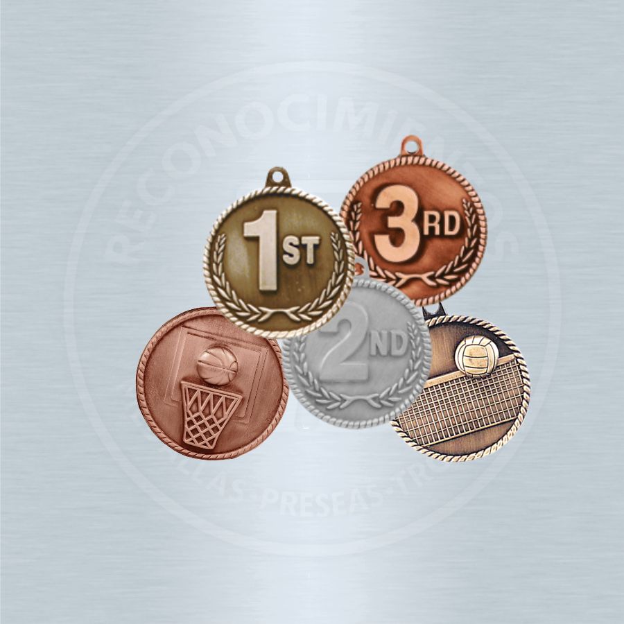 Medalla Prefabricada Metalica