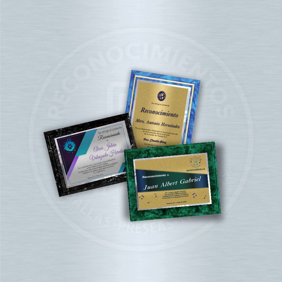 Placas de Madera Marmoleada