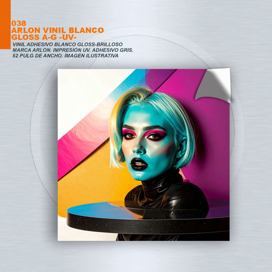 ARLON VINIL BLANCO GLOSS A-G -UV-