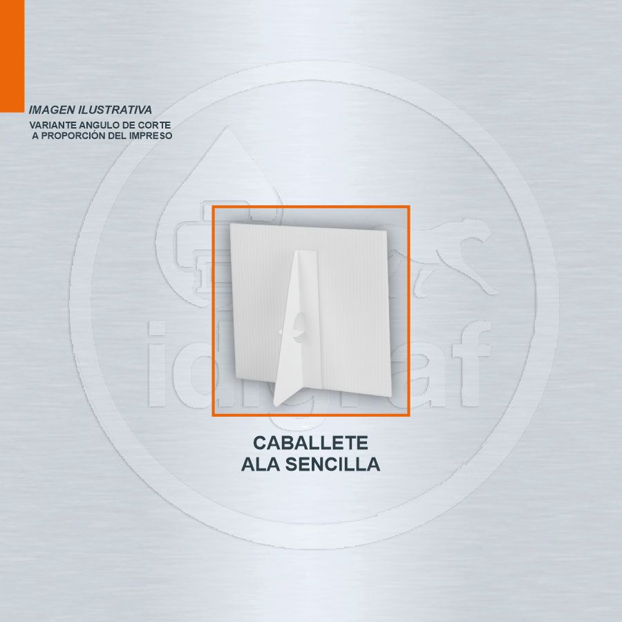 SMALL COROPLAST SINGLE WING EASEL 6X16 INCHES