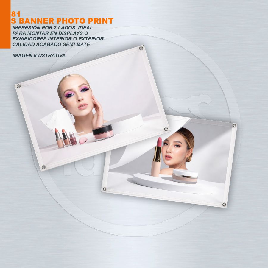 S- BANNER PHOTO PRINT 2-SIDED PRINTING