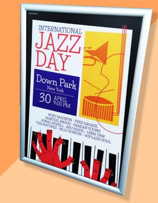 ALUMINUM FRAME 204 FOR GRAPHICS 23.38 X 33.11 IN.