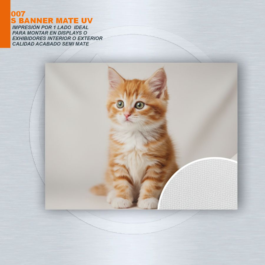 S BANNER MATTE UV PRINTING 1 SIDE
