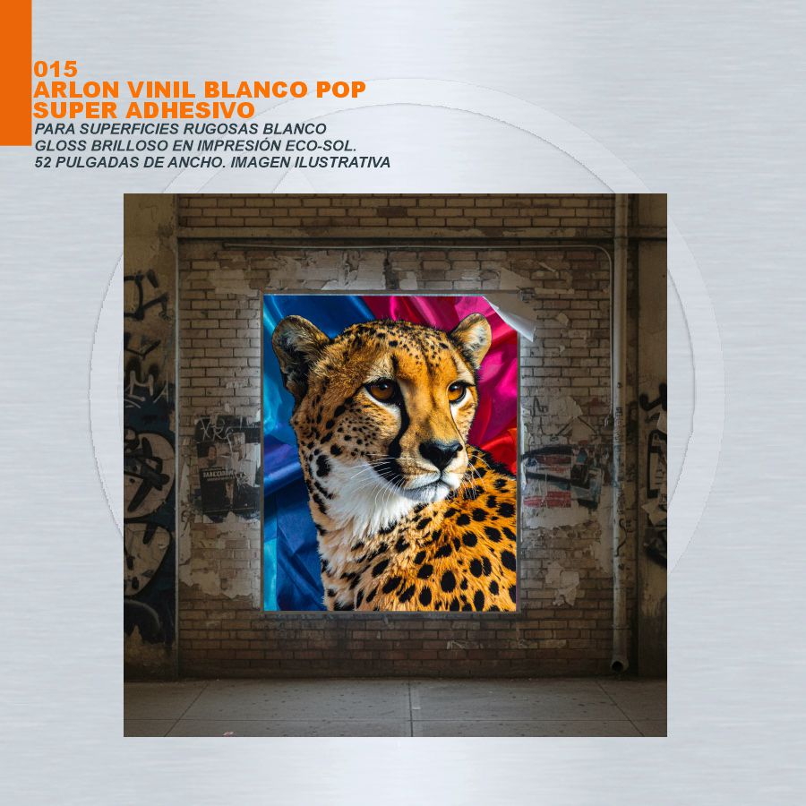 DPF8000 ARLON VINIL BLANCO POP SUPER ADHESIVO ECO-SOL