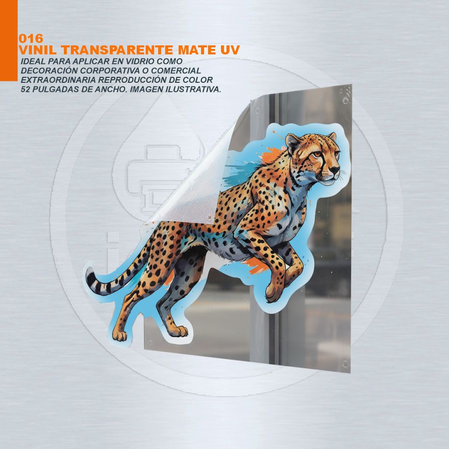 VINIL TRANSPARENTE MARCA IDIGRAF GLOSS UV