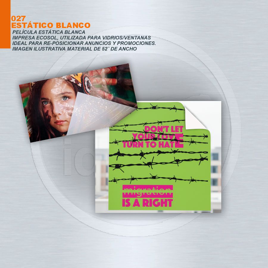 WHITE STATIC ECO-SOL