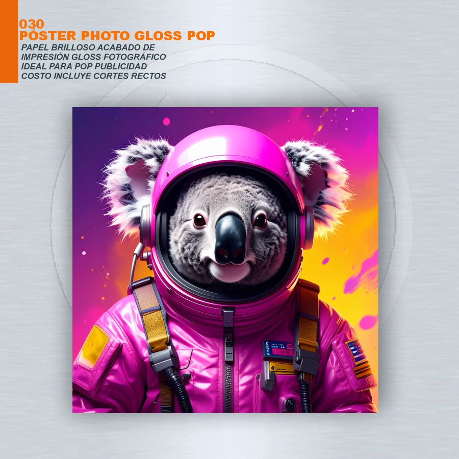 POSTER PHOTO GLOSS POP