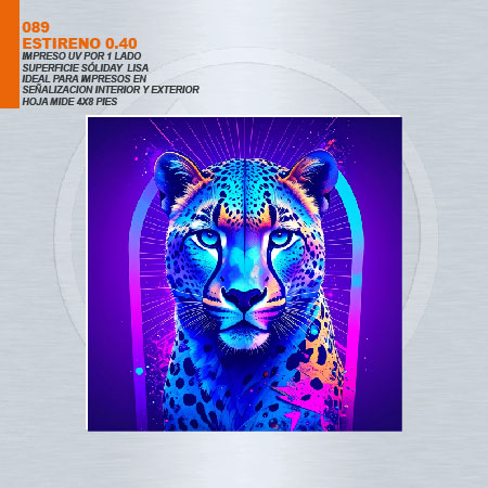 ESTIRENO 0.40 IMPRESO 1 LADO UV