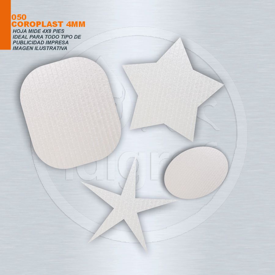 COROPLAST 4MM SOLO CORTE
