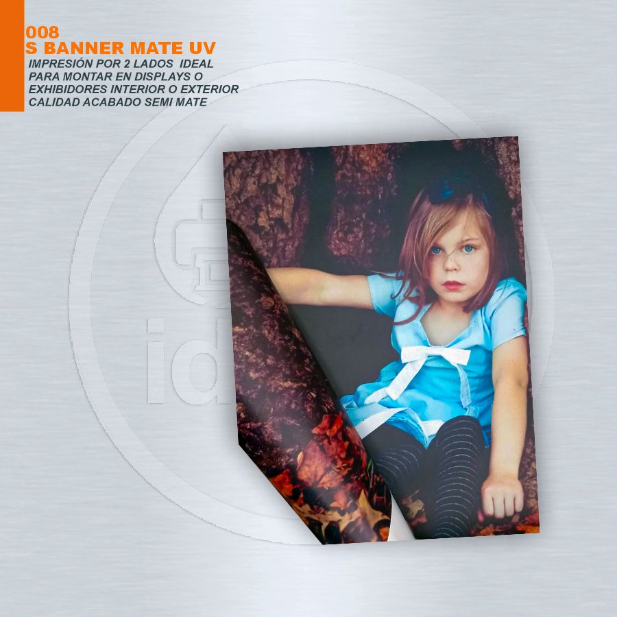 S BANNER MATTE UV PRINTING 2 SIDES
