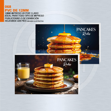 PVC 12 MM IMPRESION 2 LADOS UV