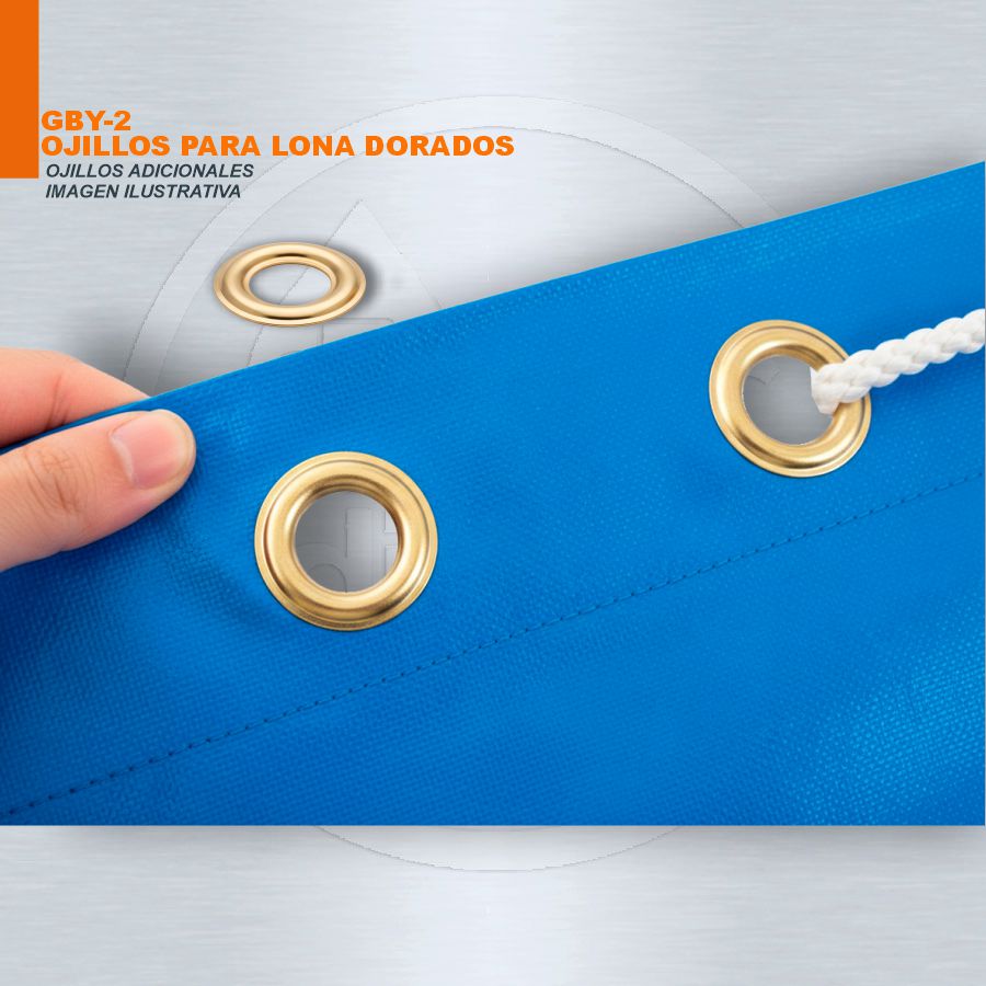 EXTRA GOLD-COLORED EYELETS